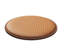 Luwecf Tapis de Méditation, Coussin de Siège, Coussin de Sol, Galette de Siège, Doux, Facile à Nettoyer, pour La Maison, Le Bureau, La Pratique de La Pleine, Style A, Diamètre 50cm