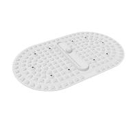Luwecf Tapis Massage Pieds Tapis Sensoriel Massage Sol Tapis Acupression Silicone Compact Convient Au Bureau Activité Sportive Maison Jardin, Gris