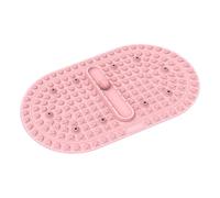 Luwecf Tapis Massage Pieds Tapis Sensoriel Massage Sol Tapis Acupression Silicone Compact Convient Au Bureau Activité Sportive Maison Jardin, Rose