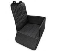 Luwecf Tapis Voiture pour Animaux, Noir, épais, 1 siège, zippé