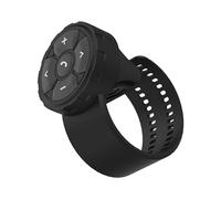 Luwecf Télécommande Bouton Médias Manette Radio Télécommande Guidon Universelle Étanchéité Silicone Compatibilité Smartphones Convient Conduite Bateau