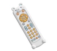 Luwecf Télécommande de Télévision Réaliste pour Tout-petits, Jouet Musical, Télécommande de Télévision, Jouets Sensoriels, Jouets pour Bébés de 1, 2 et 3 Ans, Affaire Blanc et Ours
