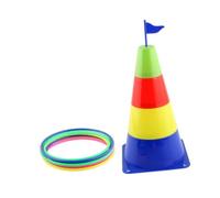 Luwecf Tossing Game Set Education Toys Throwing Rings Game Puzzle Toy pour la maternelle, Style B