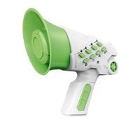 Luwecf Trompette Vocale pour Enfants, Portable avec Enregistreur, Jouet Amusant pour Le Camping, Les Marchés et La Vente Ambulante, Vert Clair