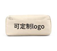 Luwecf Trousse à Crayons Double Compartiment, Blanc | Doublure intérieure textile, Trousse style coréen, Préparation s cours, Pour organisateurs