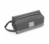 Luwecf Trousse Crayons Scolaire Portable, Gris foncé | Tissu Oxford résistant, Trousse d'écolier, Préparation s examens, Pour minimalistes
