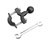 Luwecf U Bolt Ball Base Support Fixe Polyvalent Monture Stable Multi Appareil Accessoire Aluminium Acier Adapté pour Vélo Scooter Téléphone Camé, Alliage en Aluminium