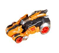 Luwecf Voiture de dinosaure transformable, automatique, véhicule de jeu pour enfants de 3, 4, 5, 6, 7 ans, Tyrannosaure Orange