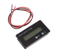 Luwecf Voltmètre Mesureur Tension Capacité Batterie Indicateur Affichage Utilisable pour Chargeurs de Secours Installations Électriques, Bleu, comme décrit