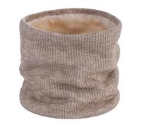 Luwecf Winter Neck Warmer Tour de Cou Sport Snood Doublure Chaude Pullover Respirant Antivent Adapté pour Cyclisme Ski Course Motocycle Extérieur Protection, Beige