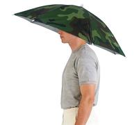 Luwint Chapeau parapluie pliable élastique de 91,4 cm de diamètre pour la pêche, le jardinage (camouflage amélioré)