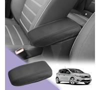 LUWU Housse d'Accoudoir Central pour Dacia Sandero 3/Stepway 3/Jogger (2021-2026) Housse de Protection pour Accoudoir de Voiture en PU Sandero 3 Accessoires (Mince)