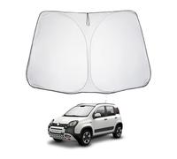 LUWU Pare-soleil de voiture compatible avec Fiat Panda City Life/Sport/Cross 2021-2024 2025 Protection solaire pour pare-brise intérieur Pare-soleil Pare-soleil Pare-soleil refroidissement Accessoires