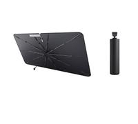 LUWU Pare-soleil de voiture compatible avec Kia Soul Booster/Soul EV 2020-2024 2025 Pare-brise Protection UV Parasol de voiture Pare-soleil Parapluie Intérieur Accessoires