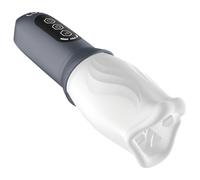 LUX Active First Class - masturbateur tête pivotante (blanc-gris)