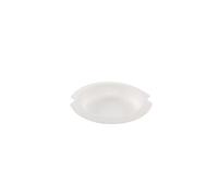 LUX Assiette ronde blanche en canne à sucre Ø 16 cm 600 unités Betik 1