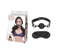 LUX FETISH Respirant Bâillon de Boule Noir