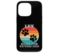Lux Home for Wayward Dogs Nom de Famille Coque pour iPhone 13 Pro