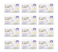 Lux Lot de 12 savons à impression brillante au parfum délicat de camélia japonais et huile d'agrumes 80 g chacun