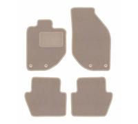 LUX Lot de 4 Tapis Moquette sur Mesure pour Volvo C70 I 1997-2005, Beige