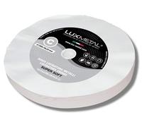 Lux Metal - Disque de Polissage Excellente sur tous les Métaux (Super Hard 250 mm) - Idéal pour Aluminium, Acier Inoxydable, Laiton, Cuivre, Bronze, Fer, Chromages - À utiliser avec une Pâte Abrasive