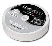 Lux Metal - Disque de Polissage Excellente sur tous les Métaux (Super Soft 100 mm) - Idéal pour Aluminium, Acier Inoxydable, Laiton, Cuivre, Bronze, Fer, Chromages - À utiliser avec une Pâte Abrasive