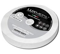 Lux Metal - Disque de Polissage Excellente sur Tous Les Métaux (Super Soft 150 mm) - Idéal pour Aluminium, Acier Inoxydable, Laiton, Cuivre, Bronze, Fer, Chromages - À Utiliser avec Une Pâte Abrasive