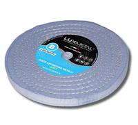 Lux Metal Disque Polissage 250 mm de Coton Fin en Flanelle Roue Pad Tampon Pour Meuleuse Touret à Meuler Brosse Polisseuse Lustrage Metal Acier Inox Alu Pour Aluminium Chrome Resine Epoxy Pate a Polir