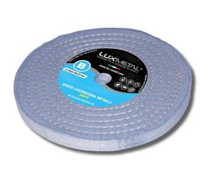 Lux Metal Disque Polissage 250 mm de Coton Fin en Flanelle Roue Pad Tampon Pour Meuleuse Touret à Meuler Brosse Polisseuse Lustrage Metal Acier Inox Alu Pour Aluminium Chrome Resine Epoxy Pate a Polir