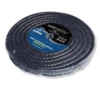 Lux Metal Disque Polissage Moyen Doux 300 mm Coton Jeans Robuste Roue Pour Polisser Miroir Métaux En Acier Inoxydable Disques Polissage Meuleuse En Laiton Cuivre Fer Marbre