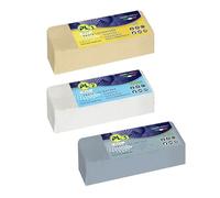 Lux Metal - Kit 3 Pâte de Polissage Abrasive pour Plastique 600 gr PL1-PL2-PL3 (Fine-S.Fine-Ultra Fine) Polissage Transparent Plexiglas Polycarbonate Polissage Plastique Supprimer les Rayures Renouvel