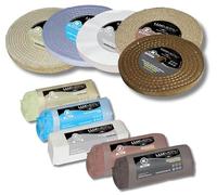 Lux Metal - Kit 5 Disques de Polissage de 250 mm et 5 Pâtes Abrasives de 700 gr - Pour Aluminium, Fer, Acier Inoxydable, Bronze, Marbre - Polissage Métallique Efficace