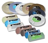 Lux Metal - Kit 7 Disques de Polissage de 250 mm et 7 Pâtes Abrasives de 700 gr - Parfaits pour polir des métaux tels que l'aluminium, le fer, l'acier inoxydable, le laiton, le cuivre, l'or, le marbre