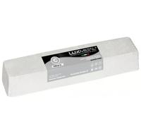 Lux Metal - Pate A Polir Abrasive S Fine Blanc 1 kg De Polissage Metal Acier Inox Alu Pour Aluminium Laiton Nettoyage Cuivre Or Argent Polish Chrome Plexiglass Resine Epoxy Plastique Couteau