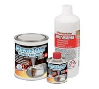 Lux Metal Power Tank - Traitement de Réservoir Innovant - pour Réparer, Régénérer et Protéger Les Réservoirs - (Kit Medium Blanc Céramique 700 GR) - Automobile, Moto, Scooter, Véhicules Vintage