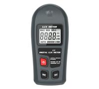 Lux mètre illuminomètre numérique 0~200,000lux LCD Compteur de lumière de Poche Lux/FC Mesure testeur capteur photomètre luxmètre pour intérieur et extérieur