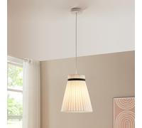 lux.pro Suspension Luminaire Moderne Stylé Plafonnier Éclairage Suspendu E27 60W Assemblage Simple Stable Élégant Salon Chambre Bureau Métal Hauteur Totale 162 cm Blanc avec Anneau Noir
