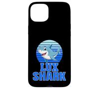 Lux Shark Family Reunion Squad Prénom Coque pour iPhone 15 Plus