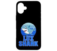 Lux Shark Family Reunion Squad Prénom Coque pour iPhone 16 Plus