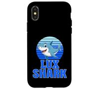 Lux Shark Family Reunion Squad Prénom Coque pour iPhone X/XS