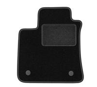 LUX Tapis Conducteur Moquette sur Mesure pour Renault Megane IV 2015-, Noir