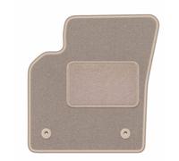 LUX Tapis Conducteur Moquette sur Mesure pour Volvo S40 II 2004-2012, Beige