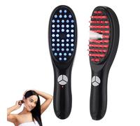 LuxaBrush - 4 in 1 Brush - LUXARAE Hair Straightener Brush with Cutting-Edge Hair Therapy help locking in moisture and nutrients for a soft radiant finish - Fuller Stronger Hairs in as 30 Days