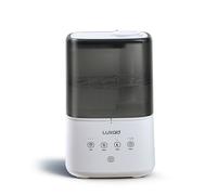 Luxaid Humidificateur à brume froide et chaude 4,5 L pour la maison, réservoir d’eau à remplissage par le haut, commande tactile, buse de brume 360°, aromathérapie pour la chambre