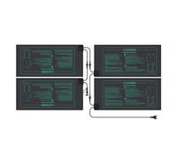 Luxbird Tapis Chauffant pour la Germination des semis, Paquet de 4 Tapis Chauffants, contrôle Un à Plusieurs, Tapis Chauffant pour Serre intérieure, 21 Watts, 52,7x25,4cm