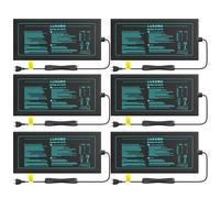 Luxbird Tapis Chauffant pour Plantes 20W Lot de 6, IP67 Étanche, Coussin Chauffant Hydroponique pour Germination, Jardinage d’Intérieur et Serre, 52 x 25 cm