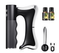 Luxcary Masajeador Drenante, Masajeador Reafirmante para Abdomen y Muslos, Forma Anatómica S Ergonómico Uso Diario en Casa (Black)