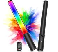 LUXCEO P400 RGB Lampe Vidéo à LED 2500-6500K Lumiere Photo LED écran OLED, luminosité 0 à 100% réglable,CRI 95+,2500mAh Batterie intégrée,12 scènes de lumière,pour Tiktok,Youtube,Vlog,Photographie