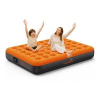 Luxchoice Lit Gonflable 2 Personnes pour Camping avec Portable Pompe 3 Minutes Gonflage et dégonflage Automatiques Matelas Gonflable électrique pour Voyage Indoor ou Outdoor