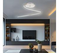 Luxe 16W Plafonnier LED Salle à Manger Énergie Économies Lumière Spirale Grand